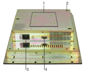 industrial rackmount LCD monitor