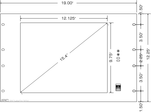 industrial rackmount LCD monitor