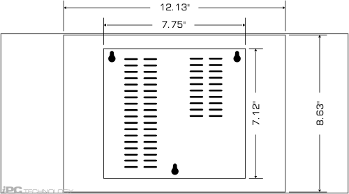 industrial rackmount LCD monitor RM-TS12