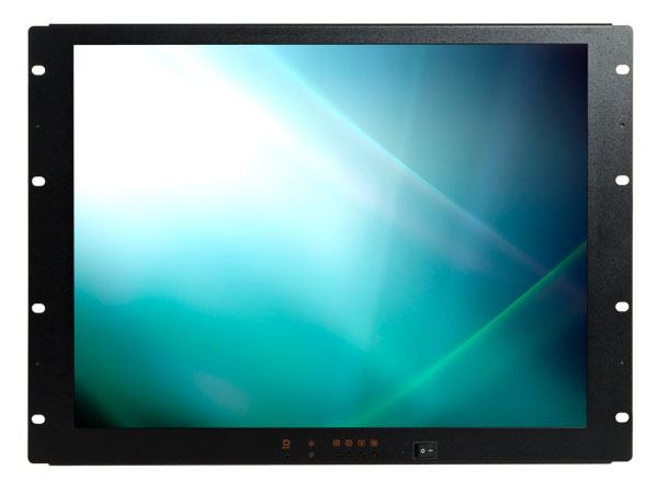 RM-UX20 rack mount LCD monitor bottom side view