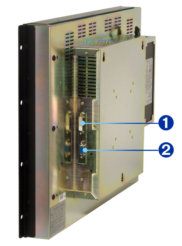 RM-UX20 rack mount LCD monitor right side view