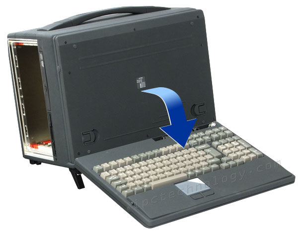 portable CompactPCI computer with 6U 6-slot, H.110 CT bus backplane