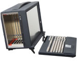 CPCI portable computer with 6U 6-slot, H.110 CT bus backplane and 15 inch LCD