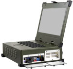 rugged lunchbox portable workstation MPC-1000 with quad-core processor and up to 16GB of RAM