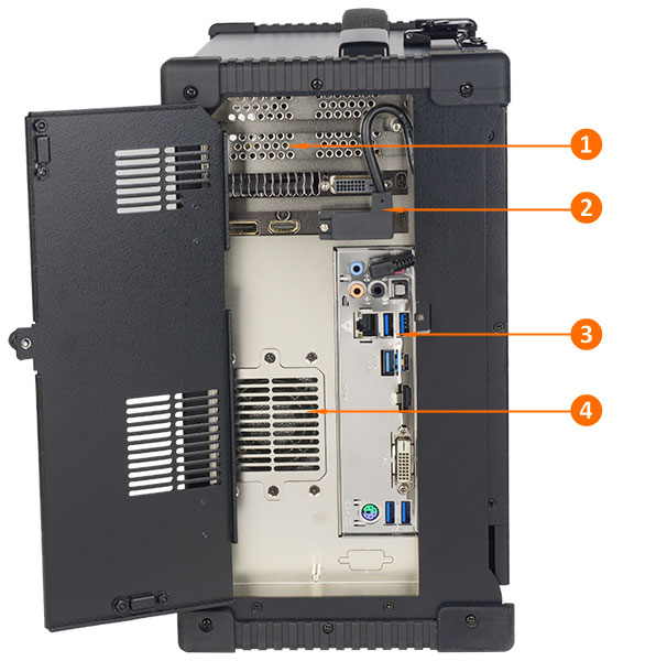 Rugged MPC-1500 portable computer supports quad-core, six-core, eight-core CPU