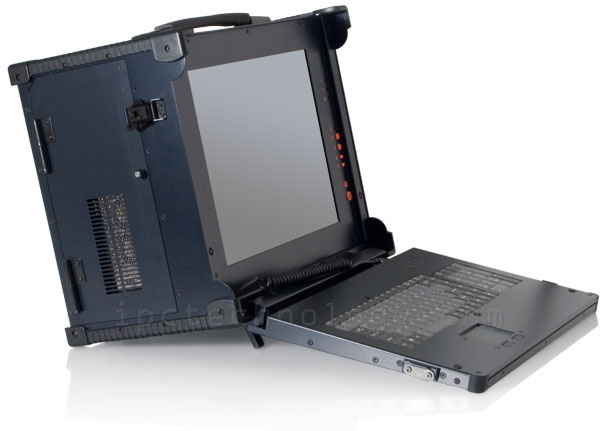 rugged lunchbox portable workstation MPC-3900 with dual processor, 20 inch UXGA LCD screen