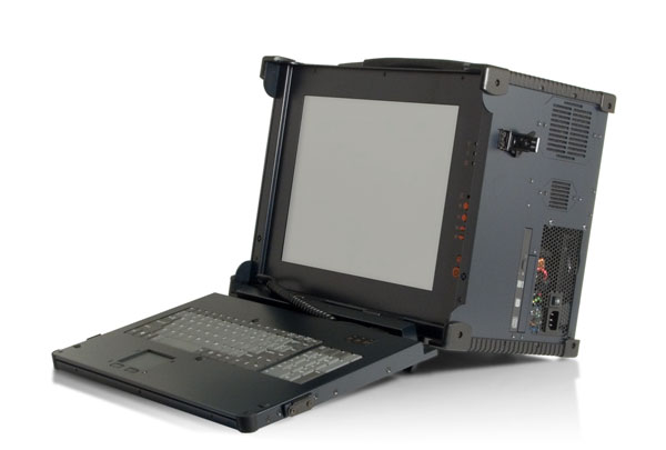 rugged lunchbox portable workstation MPC-3900 with dual processor, 20 inch UXGA LCD screen