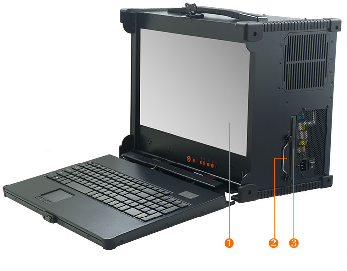 MPC-1700 ruggedized portable computer uses COTS PC components