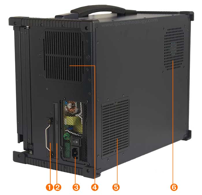 Ruggedized portable forensics computer, forensics portable workstation MPC-1730 for data acquisition, e-discovery, digital forensics.