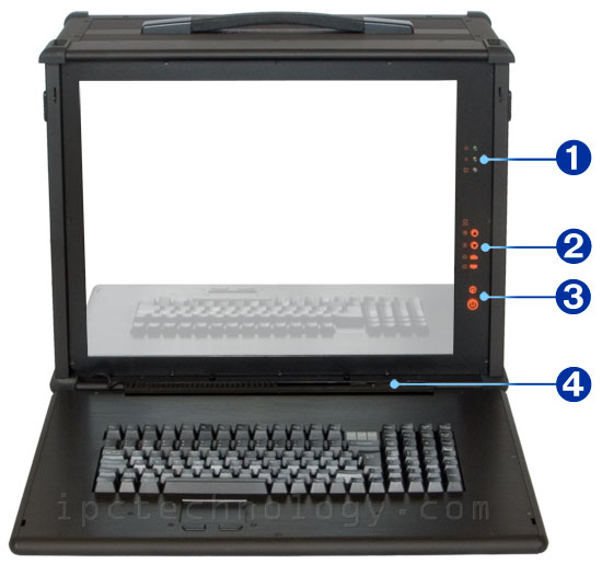 rugged lunchbox portable workstation MPC-3900 with dual processor, 20 inch UXGA LCD screen