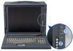 rugged transportable PC MPC-9000 series front side view