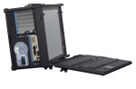 rugged lunch box transportable PC MPC-9000 series left side view