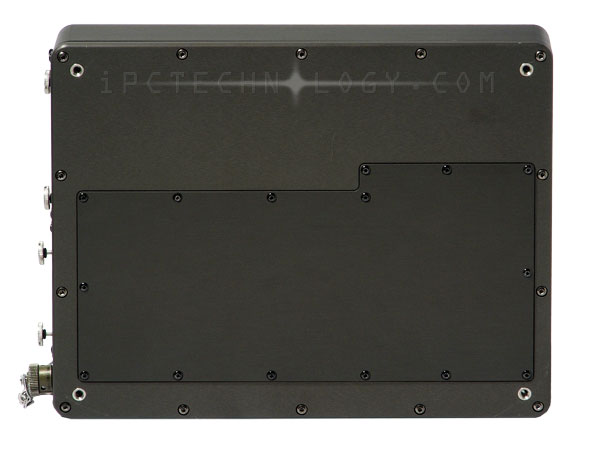 Rugged tablet computer back side view