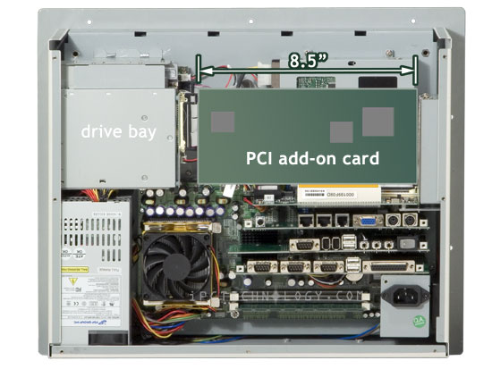 panel computer workstation PPC-100 PCI slot
