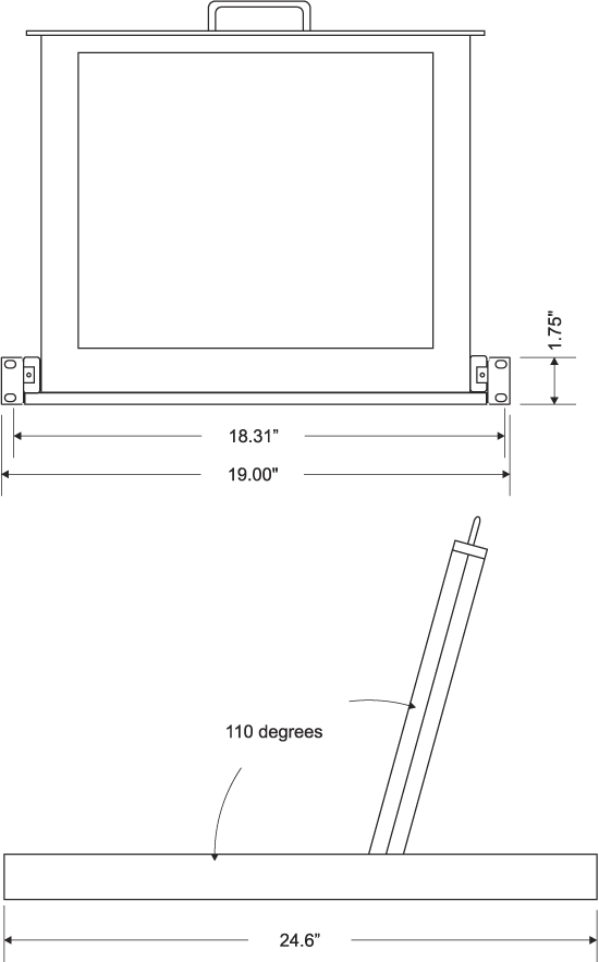 keyboard video mouse switch model SKM-580 drawings