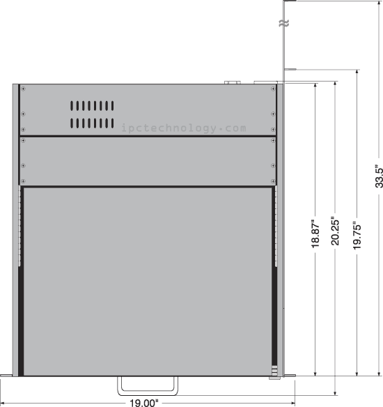 dual rail monitor keyboard rack console DMK-520