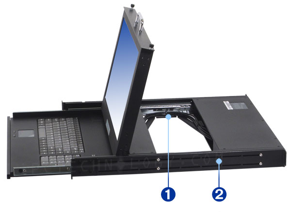 widescreen LCD monitor keyboard rack console SMK-420 series