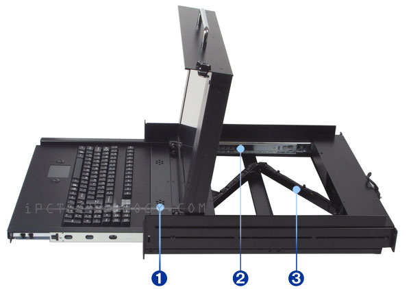 LCD monitor keyboard mouse model DKM-UX20M