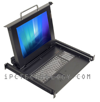 monitor keyboard mouse rack console DKM-TX15