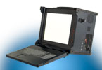 17 inch LCD ruggedized portable workstation with dual-core or quad-core processor