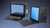 rugged portable workstation with 20 inch 1600x1200 resolution LCD screen, PCIe slots, removable SATA drives: the MPC-3900